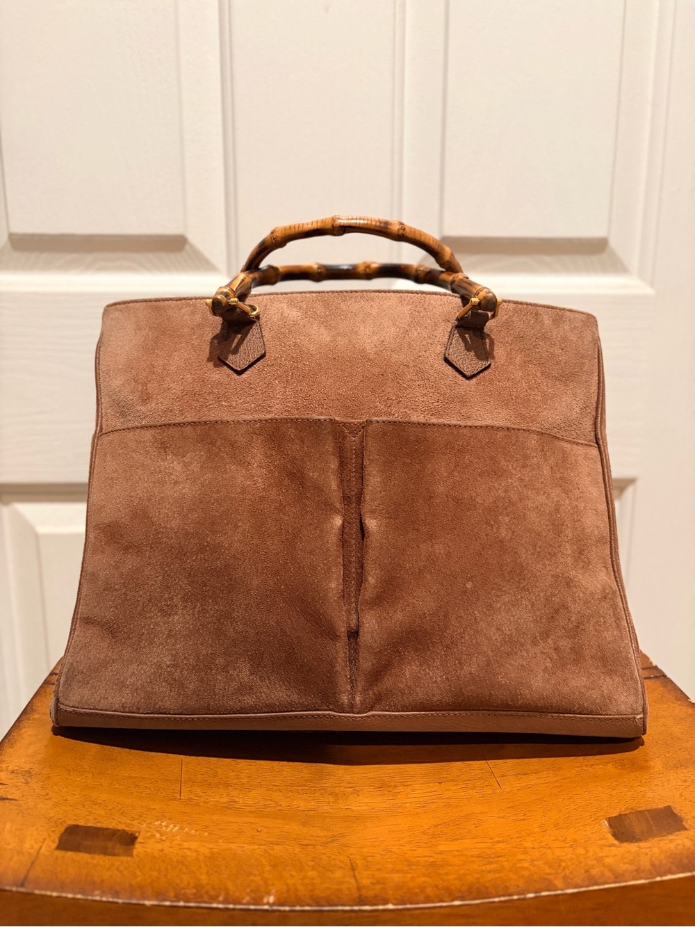 Vintage Gucci Bamboo-Handle Dana Tote Bag